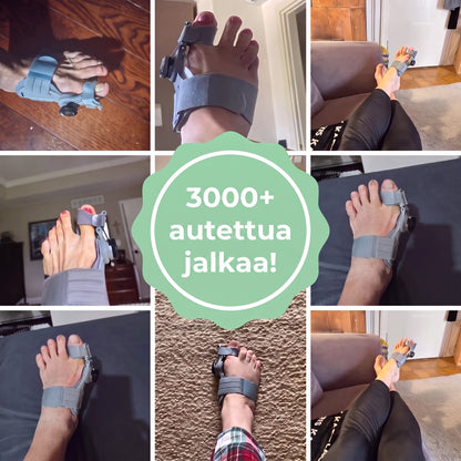 VarvasOikaisu™ – Hellävarainen korjaus ja kivunlievitys hallux valgukseen